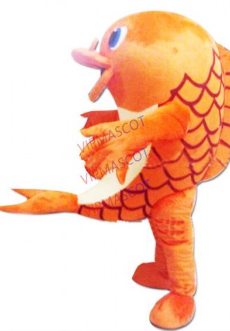 realistic carp mascot costume factory wholesale adult size cartoon lucky carp fish theme anime cosplay costumes carnival 2805
