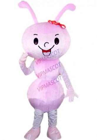 pink ant mascot costume custom cartoon character cosplay adult size carnival costume 3121