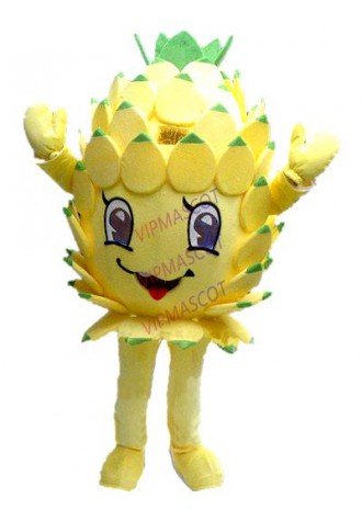 golden pineapple mascot costume custom cartoon character cosplay adult size carnival costume 3172