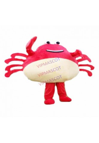 High Quality Red Crab Mascot Costume Cartoon Character Costume Adult Size Crab Cartoon Mascot Christmas Party Costumes