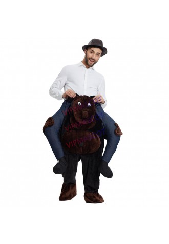 New Christmas style Adult Size Mascot costume Ride On Me Party Mascot Fancy Dress costume for Halloween party