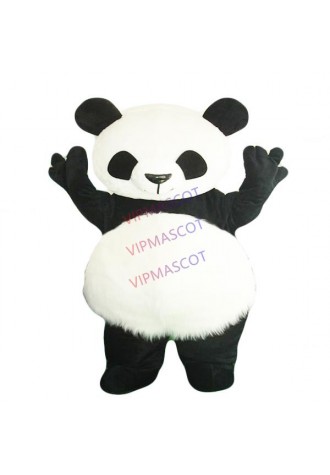 Syflyno EVA Material Helmet Plush Panda Mascot Costumes Movie props cartoon Apparel Cosplay Custom made Adult Size 065