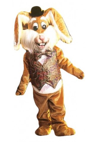EVA Material Helmet gentleman Rabbit Mascot Costumes Unisex cartoon Apparel Cosplay Custom made Adult Size 150