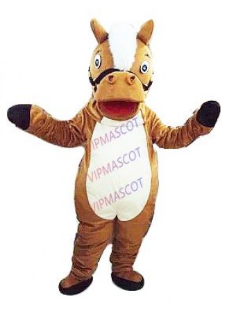 high quality Rapid Make Adult Size High quality Horse Mascot Costumes Movie props show cartoon Apparel Cosplay 467