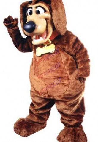 EVA Material Helmet brown Big mouth dog Mascot Costumes Unisex cartoon Apparel Custom made Adult Size 114
