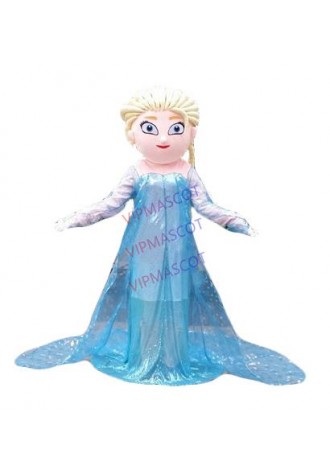 Hot Sale EVA Material Helmet Princess Anna Mascot Costume Cartoon Apparel Halloween Birthday Cosplay 653
