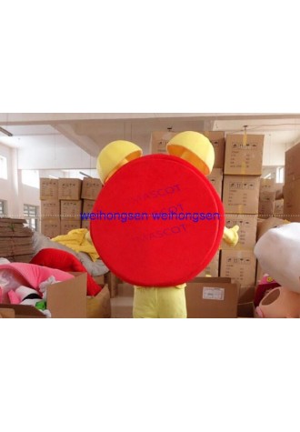 Hot Sale EVA Material Helmet Alarm clock Mascot Costume Cartoon Apparel Halloween Birthday Cosplay 617