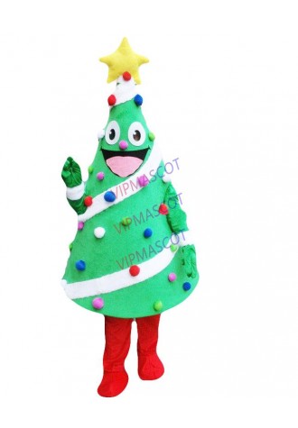hot Make EVA Material Red boots Christmas tree Mascot Costumes Crayon Cartoon Apparel Birthday party Masquerade 971