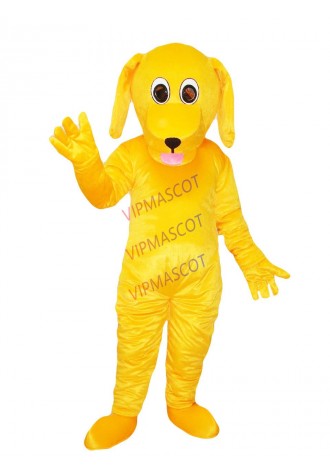 High quality EVA Material Helmet Yellow dog Mascot Costumes Cartoon Apparel advertisement costumes Halloween Birthday party 119