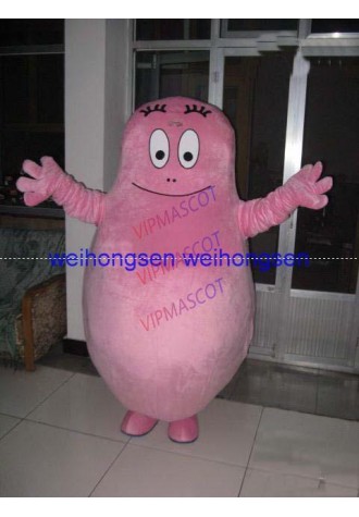 Make Hot Sale EVA Material Barbapapa Mascot Costume Barba Papa Cartoon Apparel Halloween Birthday Cosplay Unisex 682