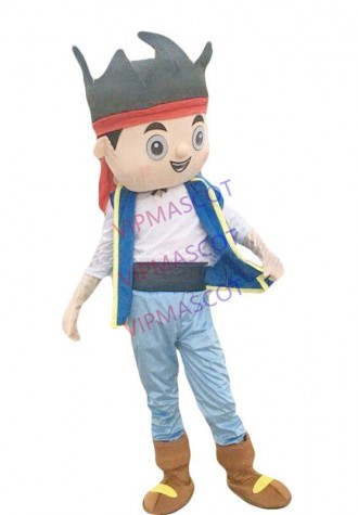 Make Hot Sale EVA Material Helmet Pirate Jack Mascot Costume Cartoon Apparel Halloween Birthday party Cosplay 731