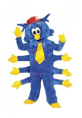 Rapid MaKe Can be washed with water High quality EVA Material Blue Centipede Mascot Costumes cartoon Apparel Cosplay 351
