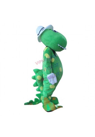 Dorothy The Dinosaur Mascot Costume Green Dinosaur Mascot Costume Mascot Costume for Halloween Party Fancy Dress  Free Shipping