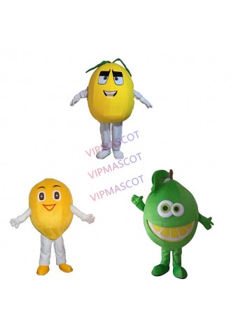 Lemon Mascot Costume Performance prop costume Adult Outfit