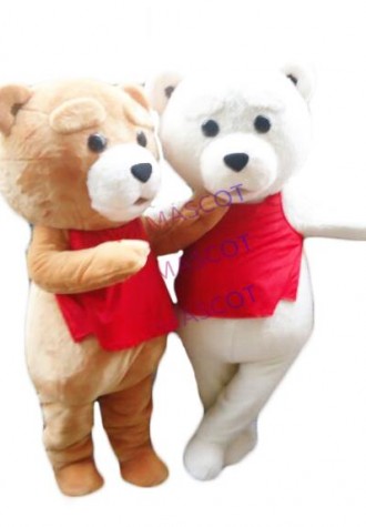Hot Sale Teddies Costume Adult Fur Teddy Bear Mascot Costume babydolls cosplay costume for Halloween Carnival party event