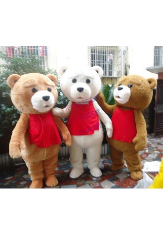 Hot Sale Teddies Costume Adult Fur Teddy Bear Mascot Costume babydolls cosplay costume for Halloween Carnival party event