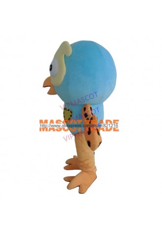 Hot Sale Professional New Style Big Blue Owl Mascot Costume Fancy Dress Adult Size