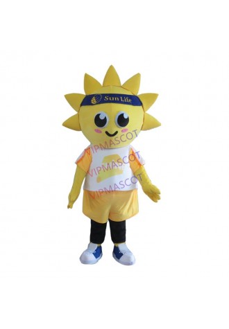 Custom Sunflower Mascot Costume Adult Size Costume With A Mini Fan Inside Head For Commercial Advertising Carnival Party Dress