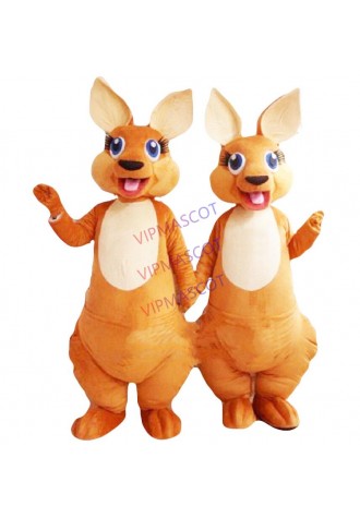 Kangaroo Mascot Costumes High-quality Material Helmet Ultra soft velvet fabric Unisex cartoon Apparel Cosplay Outfits Adult Size
