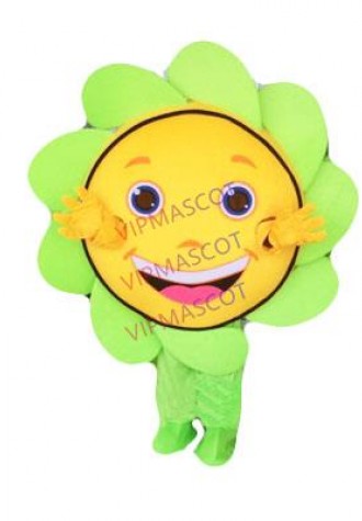 Sunflower Mascot Costume Adult Size Fancy Dress Mascot Costume Fancy Dress Christmas Cosplay for Halloween party event