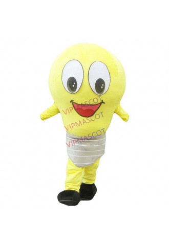 Mascot Light Bulb Mascot Costume Cartoon Character Cosplay Carnival Costume Fancy Dress Mascotte Costumes