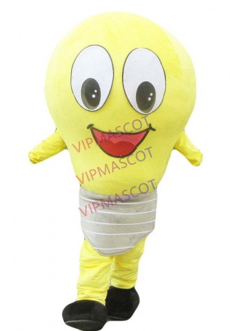 Mascot Light Bulb Mascot Costume Cartoon Character Cosplay Carnival Costume Fancy Dress Mascotte Costumes
