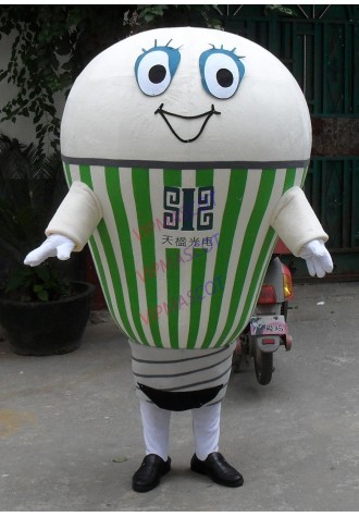 Mascot Light Bulb Mascot Costume Cartoon Character Cosplay Carnival Costume Fancy Dress Mascotte Costumes