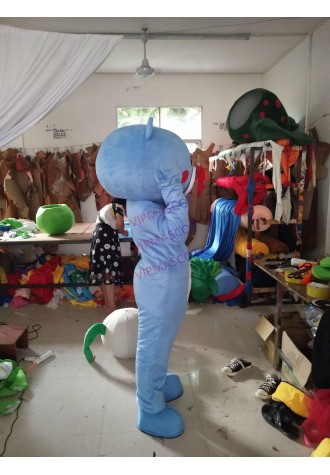 Blue Bear Mascot Costume Adult Cartoon Character Outfit Advertising Costume Fancy Dress Christmas Cosplay for Halloween party