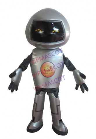 Silver Robot Costume Cosplay Outfits Adult Women Men Cartoon Mascot costume For Carnival Festival Commercial Activity