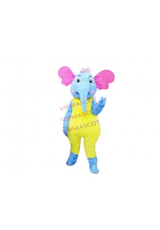 Elephant Mascot Fancy Costume Cosplay Mascotte Carnival Festival Dress Outfit Adult Size Gift for Halloween party