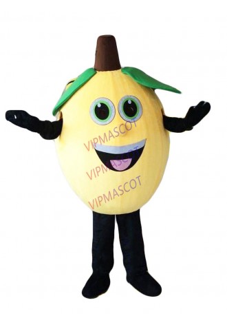 Yellow Lemon Mascot Costumes Fruit Mascot Costumes Halloween Costumes Chirstmas Party Adult Size Fancy Dress
