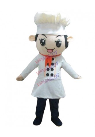 Cook Chef Mascot Costume Adult Cooker Cartoon Character Outfit Suit Supermarket Ceremonial Event Advertising