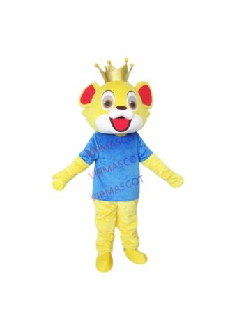 Cute Lion Mascot Costume Custom Fancy Costume Anime Cosplay Kits Mascotte Theme Fancy Dress Carnival Costumes
