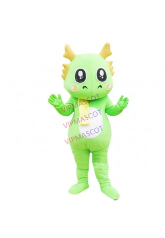 Green Dragon Mascot Costume for Adults Hot Sell Party Costumes Carnival Costumes Fancy Dress Costumes