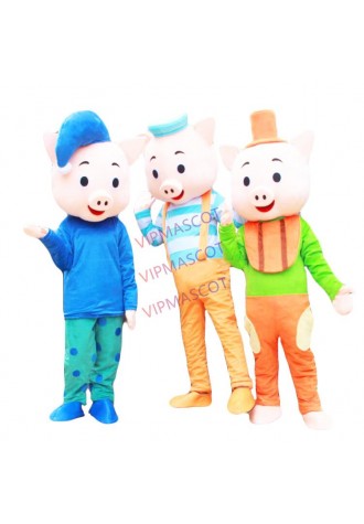 New Halloween Pig Mascot Costume Adult Size Cosplay Party Fancy Dress Outfits Clothing Advertising Carnival Christmas Costume