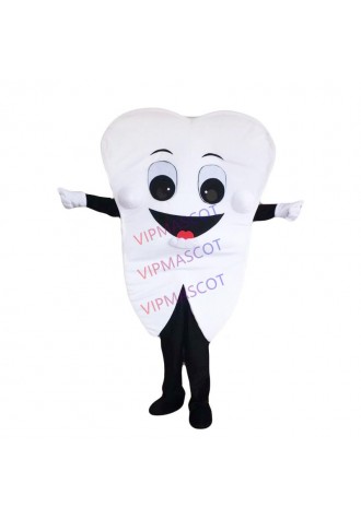 Cartoon Teeth Tooth Mascot Costume Adult Size Cosplay Costume Parties Cartoon Appearl Halloween Birthday Cosplay Can Add Logo