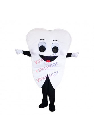 Cartoon Teeth Tooth Mascot Costume Adult Size Cosplay Costume Parties Cartoon Appearl Halloween Birthday Cosplay Can Add Logo