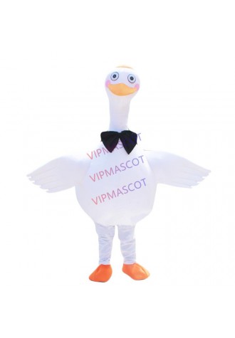 New Easter Goose Mascot Costume White Bird Mascot Costume Adult Character Cosplay Ceremony Suits Halloween Carnival Dress