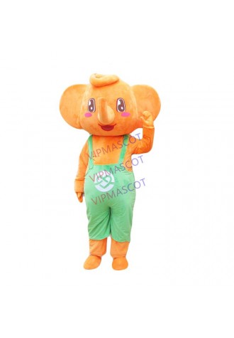 New Style Elephant Mascost Costume Cartoon Elephants Mascot Costumes with Big Ear for Adult Animal Halloween Party Event
