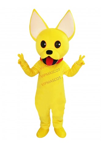 Dog Mascot Costume Clothing Dog Mascot Costume Fancy Dress Suit Cartoon Apparel Gift for Halloween party