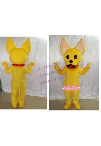 Dog Mascot Costume Clothing Dog Mascot Costume Fancy Dress Suit Cartoon Apparel Gift for Halloween party