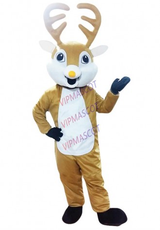 plush reindeer moose mascot costume christmas deer mascot custom adult size cartoon character cosply carnival costume