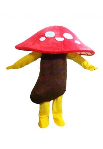 High Quality Mushroom Mascot Costume Cartoon Apparel Halloween Birthday Cosplay Apparel
