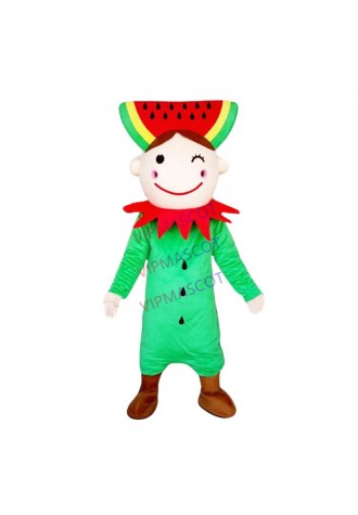 High Quality EVA Material Sweet Melon Mascot Costume Fruit Cartoon Watermelon Apparel Halloween Birthday Party Cosplay Suits