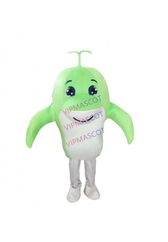 New Hot Sale Green Dolphin Fancy Dress Party Dress Adult Character Halloween Cosplay Mascot Costume