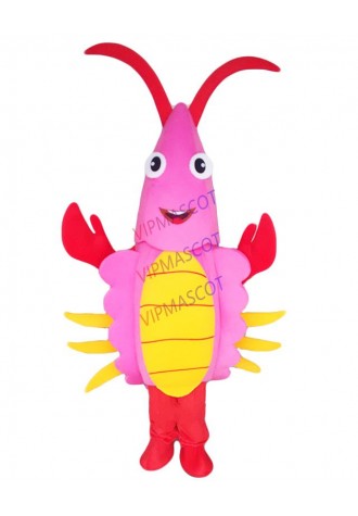 Factory Direct Sale New Halloween Red Lobster Mascot Costume Adult Size Fancy Dress Cartoon Costumes for Advertising Activities