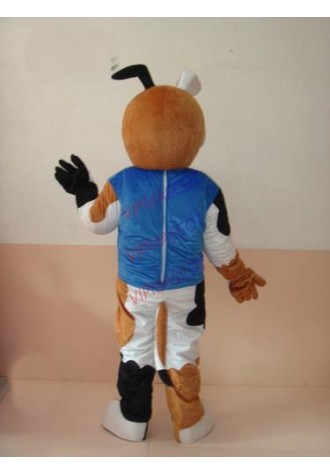 Make High quality EVA Material Helmet Flower dog Mascot Costumes Cartoon Apparel Birthday party Masquerade 877