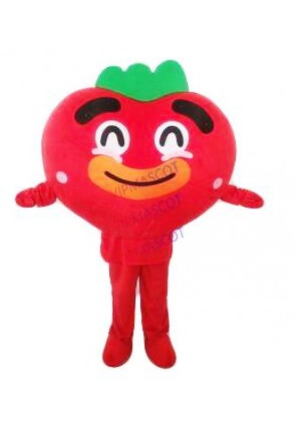 Red Tomato Cartoon Character Mascot Costume Vegetables Theme Anime Cosplay Costumes  Fruit Cartoon Apparel Cosplay Advertisement