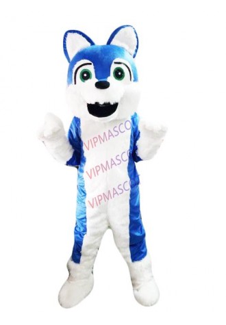 Dog mascot costume Fancy Dress Outfit Adult Cartoon Character costume for Halloween outdoor performance