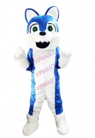 Dog mascot costume Fancy Dress Outfit Adult Cartoon Character costume for Halloween outdoor performance